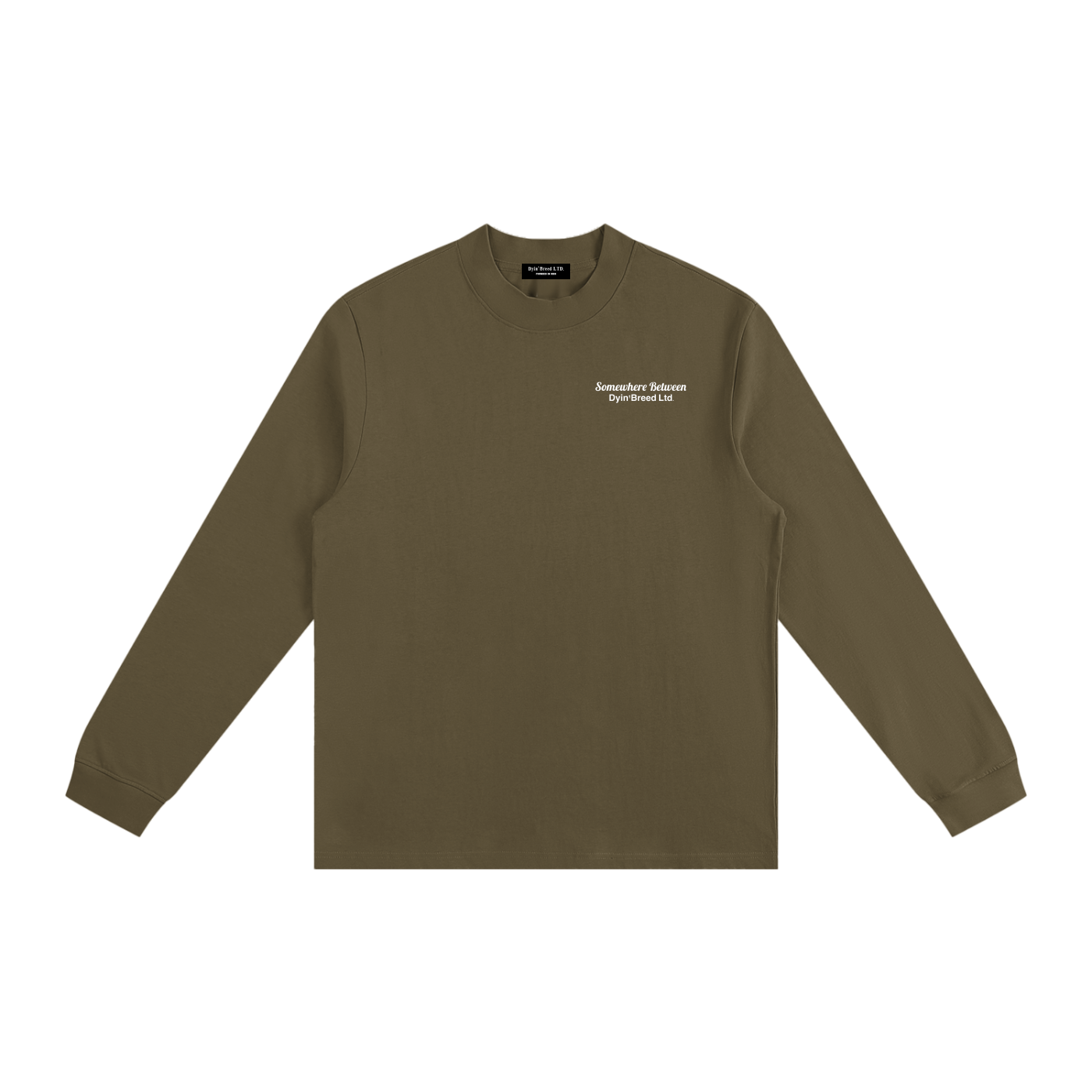 "Living and Dying." Essential Tee (WHITEout)
