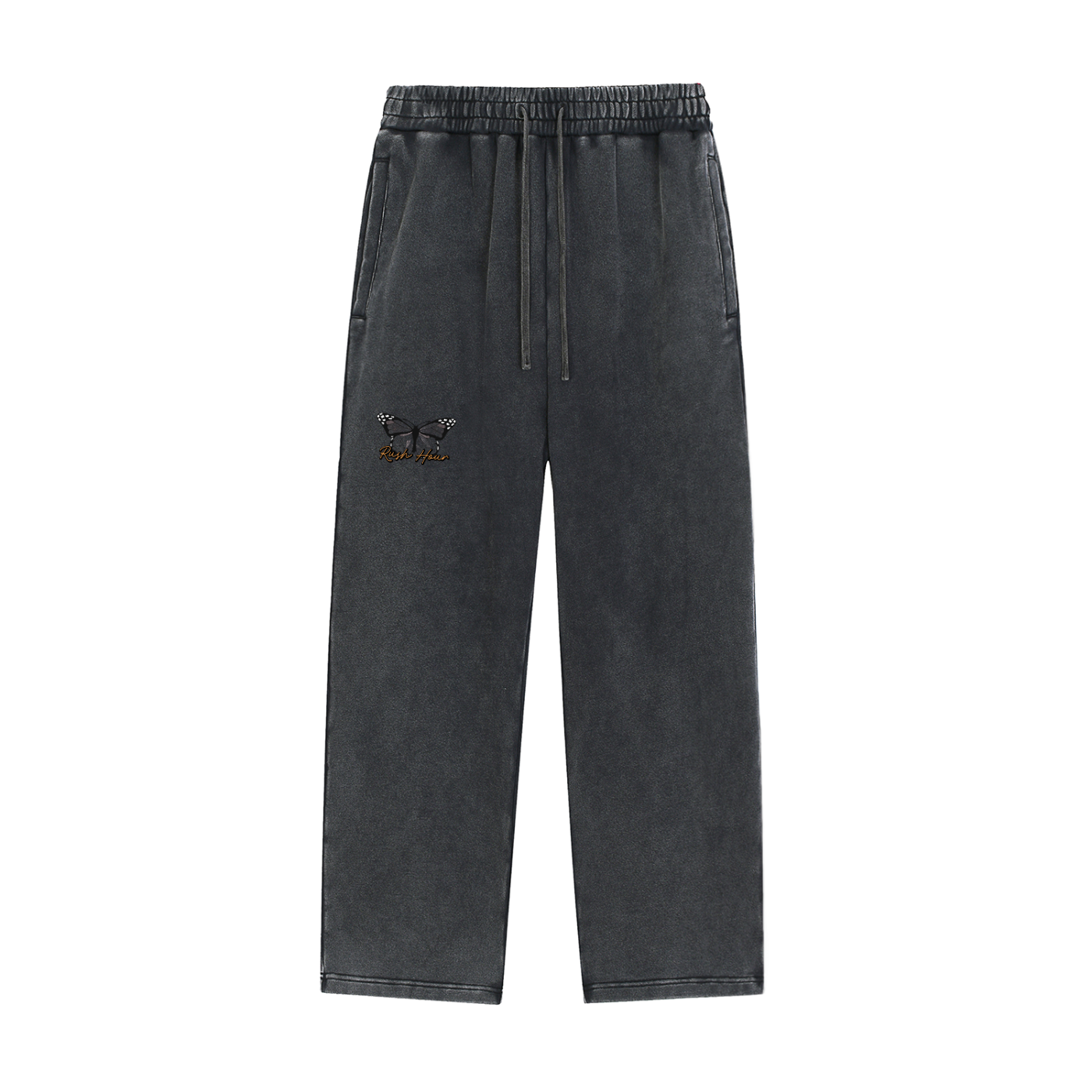 Washed Heavyweight "RUSH HOUR." Sweatpants