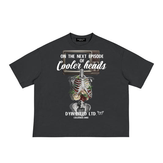 Classic “COOLER HEADS.” Loose Box Fit Tee