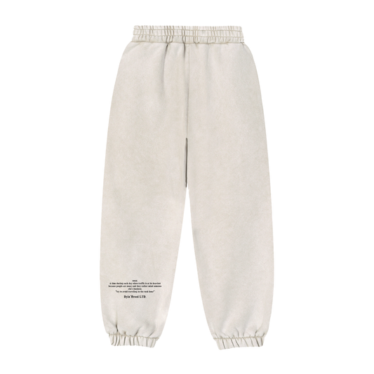 Washed "RUSH HOUR." Sweatpants