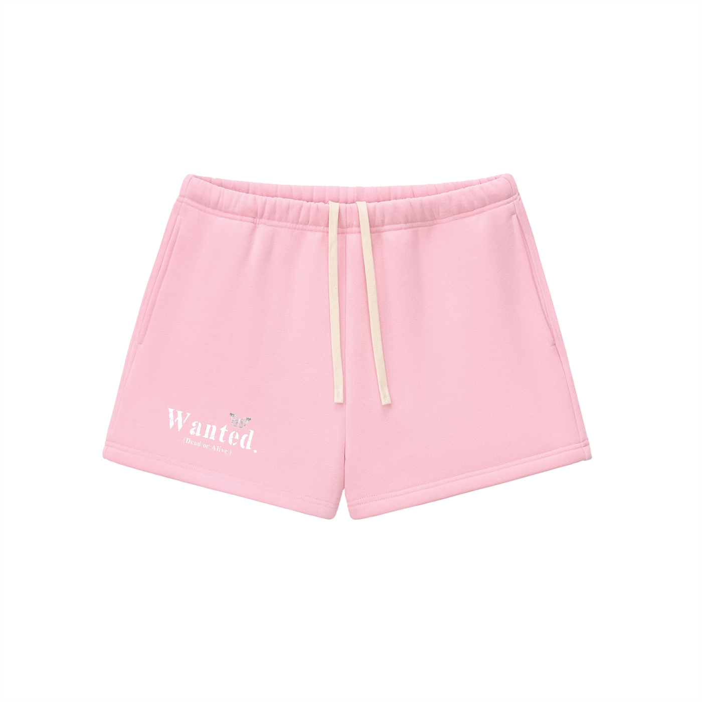 Women's Fleece "WANTED." Sweatshorts