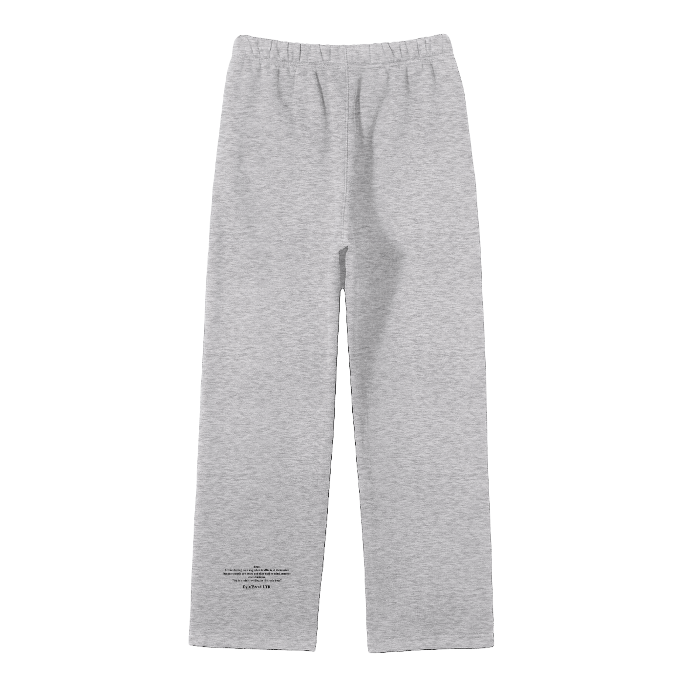 "RUSH HOUR." Straight Leg Sweatpants