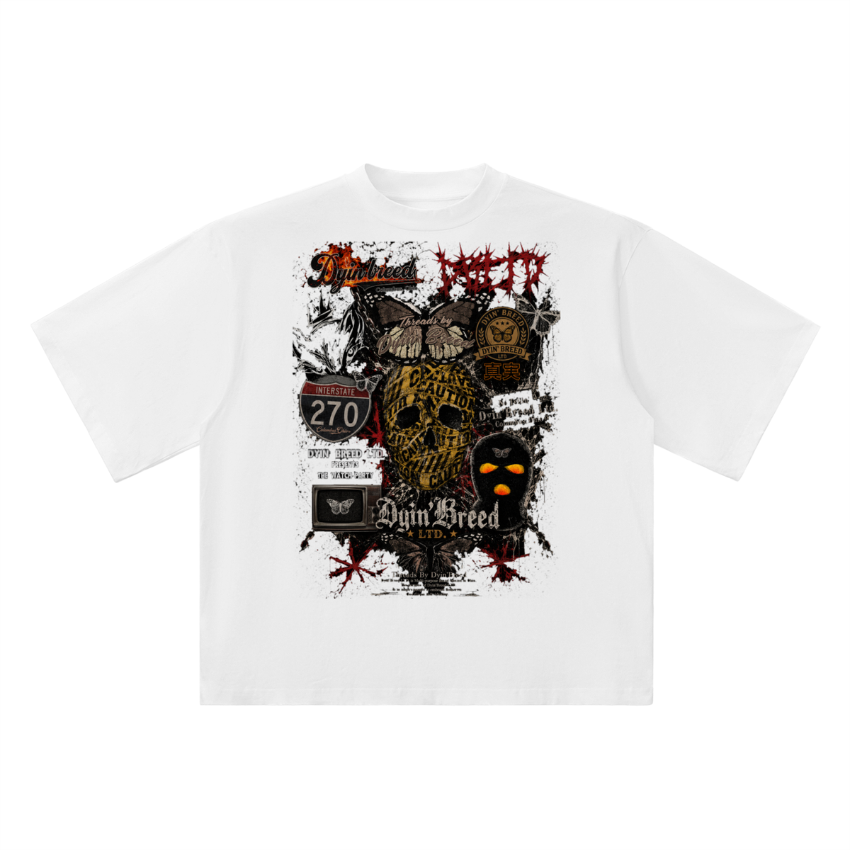 “CHAOS PT 2.” Drop Shoulder Tee