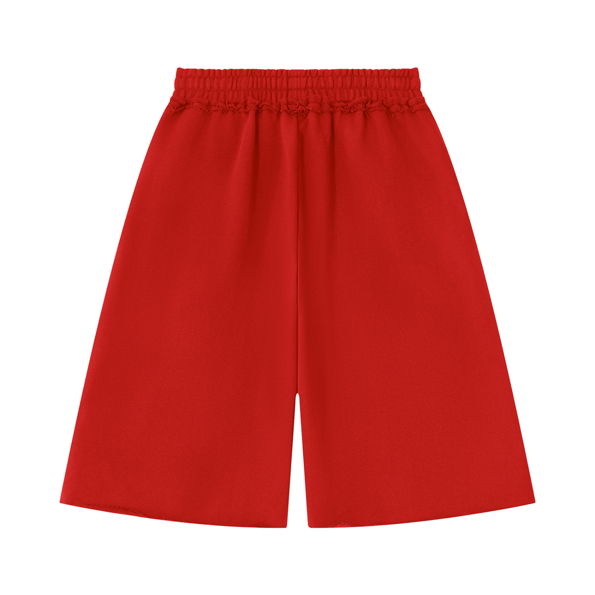 "LOWKEY." Heavyweight Raw Edge Shorts