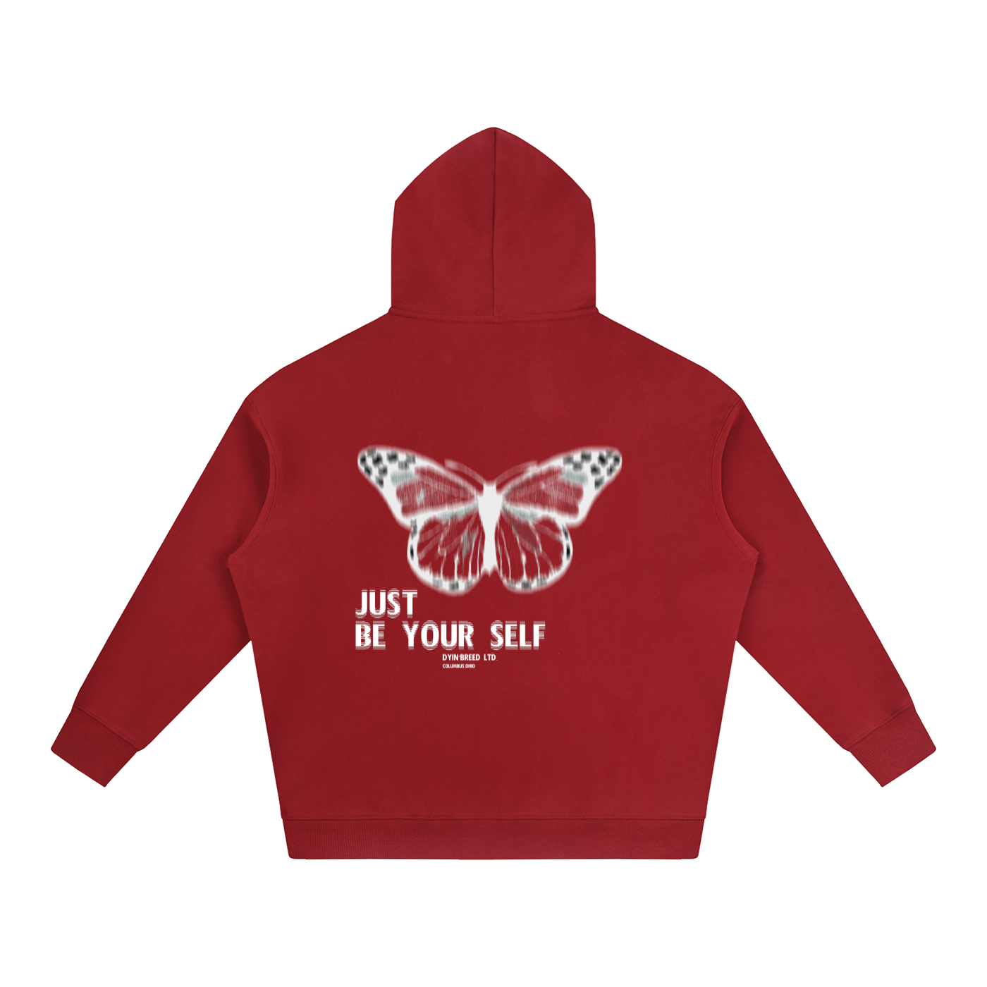 "JUST BE YOU." Fleece Hoodie