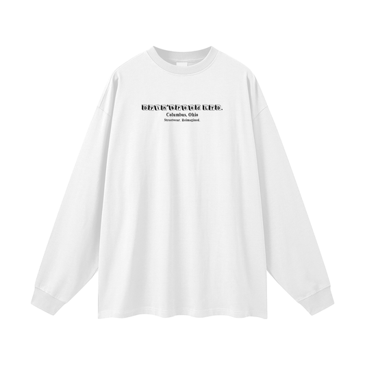 "BUILDING BLOCKS." Long Sleeve Tee