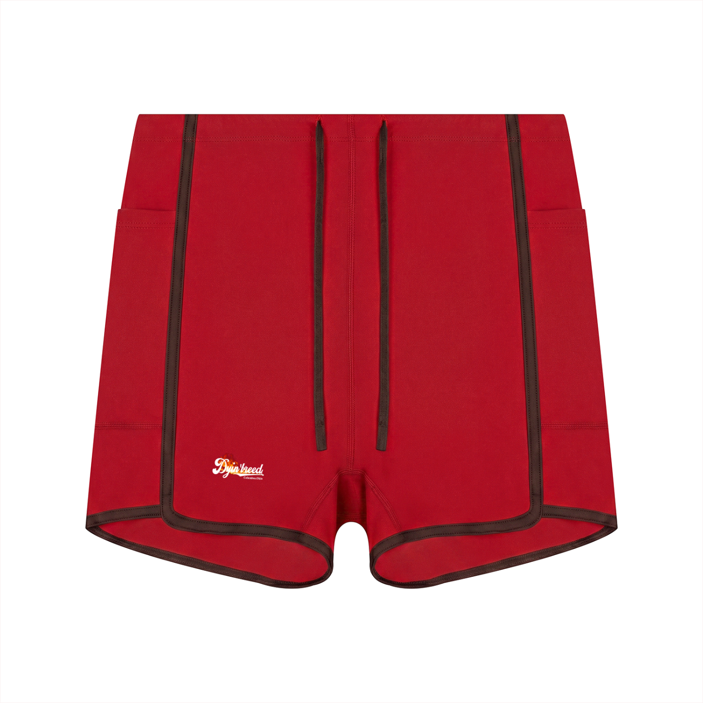 Women's High Rise "BALLPARK." Yoga Shorts
