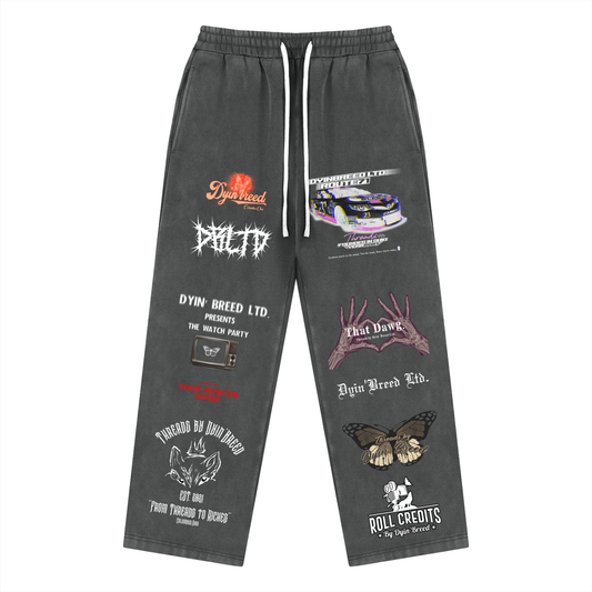 Vintage Wash "TATTED." Fleece Sweatpants