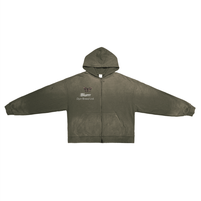 Post-Apocalyptic "270" Zip Hoodie (DARK)