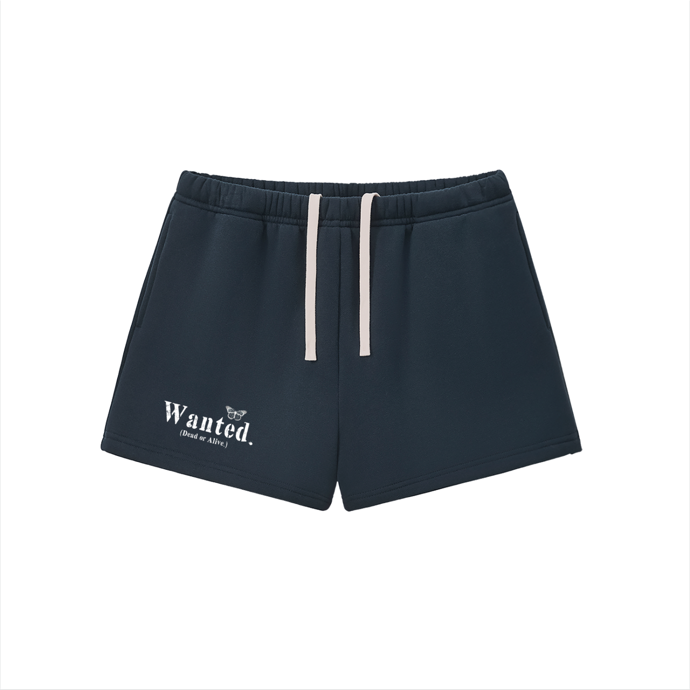 Women's Fleece "WANTED." Sweatshorts