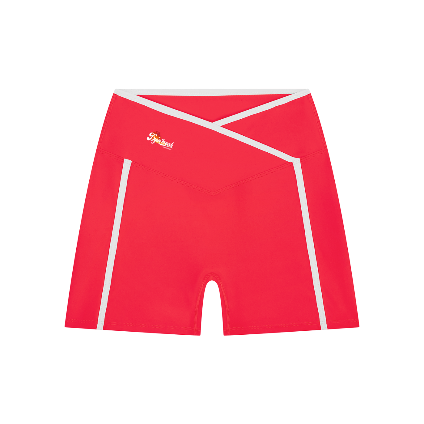 Women’s "BALLPARK." High Rise Color Block Yoga Shorts