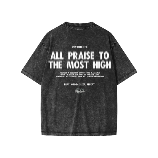 Washed "ALL PRAISE." Kids' Tee