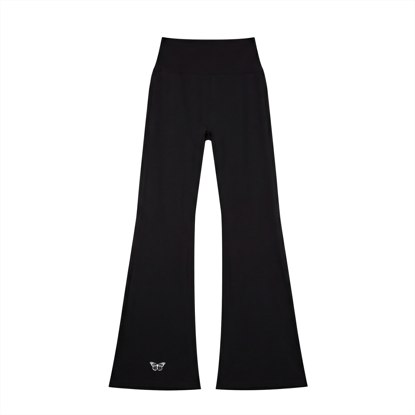Women's "WANTED." High-Waisted Flare Leggings