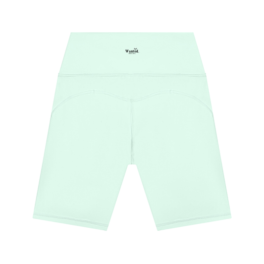 Women’s Lycra "WANTED." High Waisted Yoga Shorts