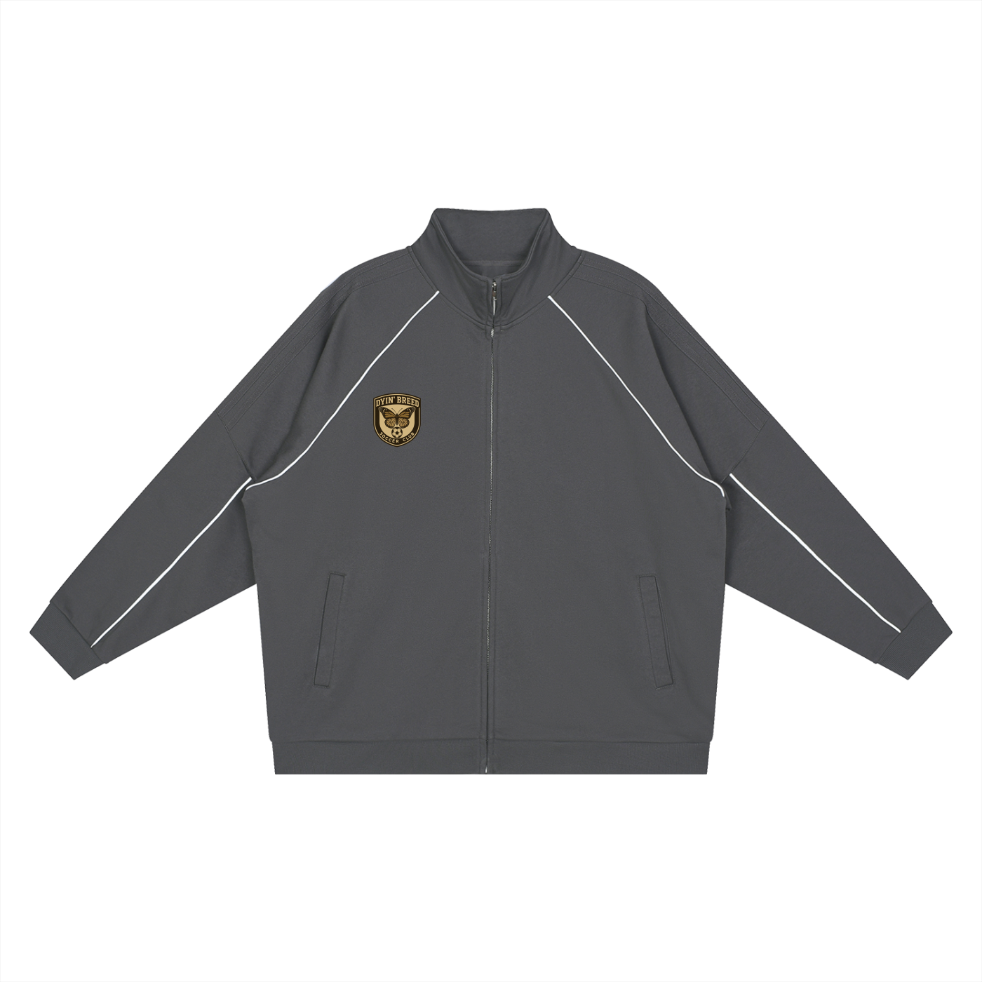 Reflective Striped "SOCCER CLUB." Jacket