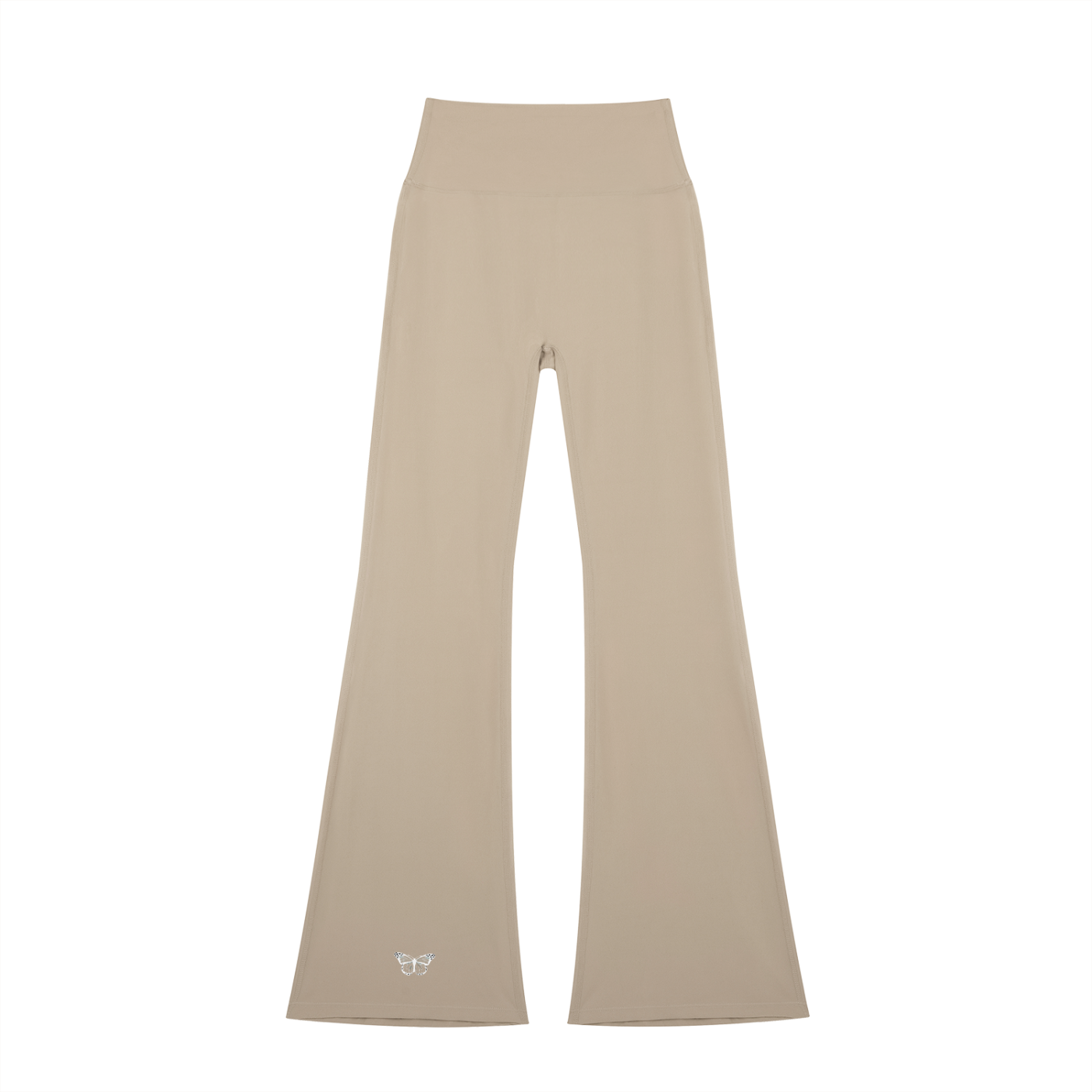 Women's "WANTED." High-Waisted Flare Leggings