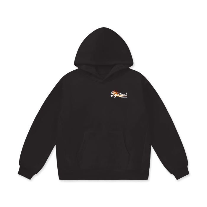 Oversize Heavyweight "DEAD BROKE" Hoodie