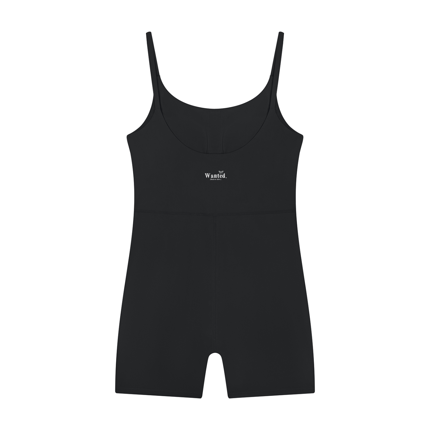 Women’s “WANTED.” U-Neck Yoga Romper