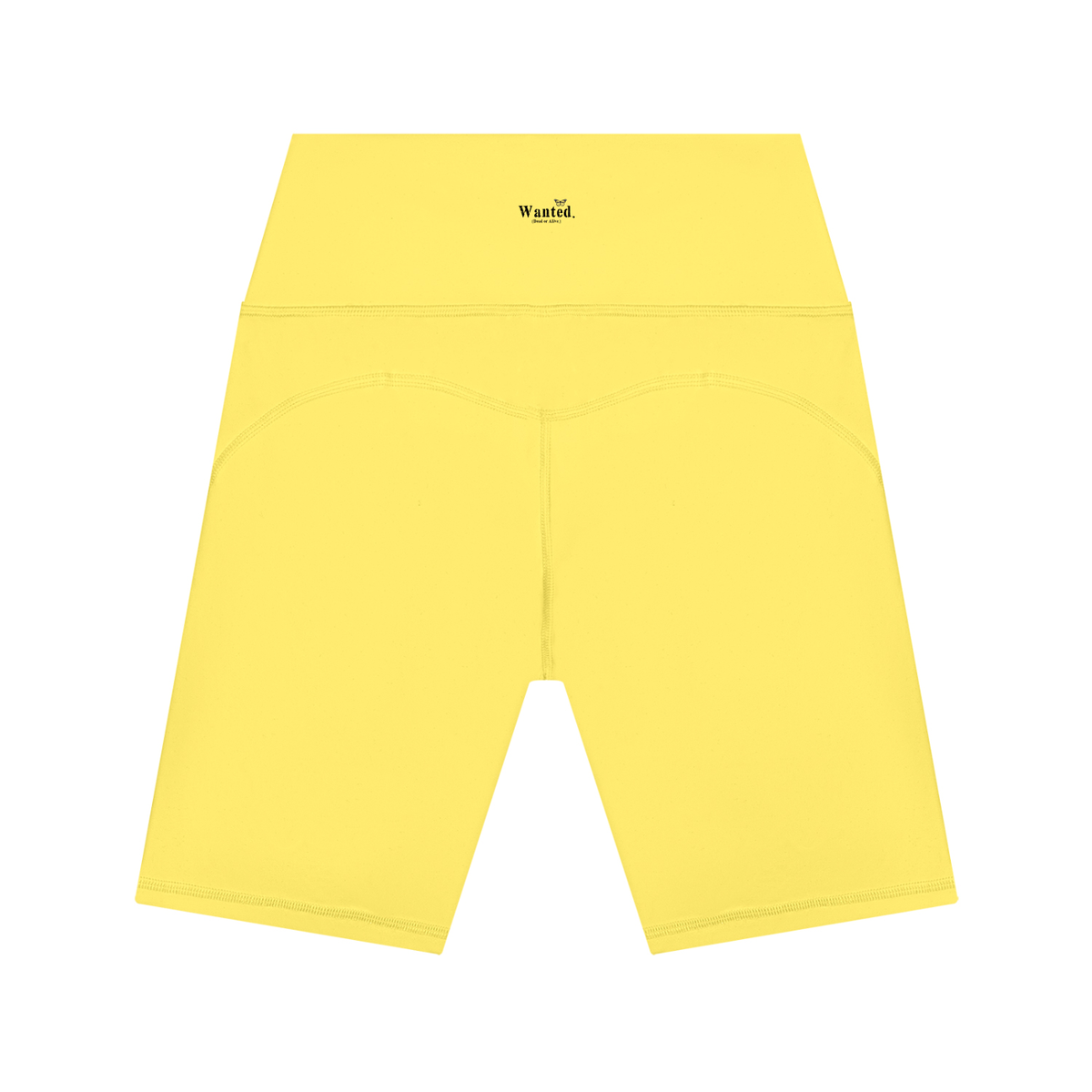 Women’s Lycra "WANTED." High Waisted Yoga Shorts