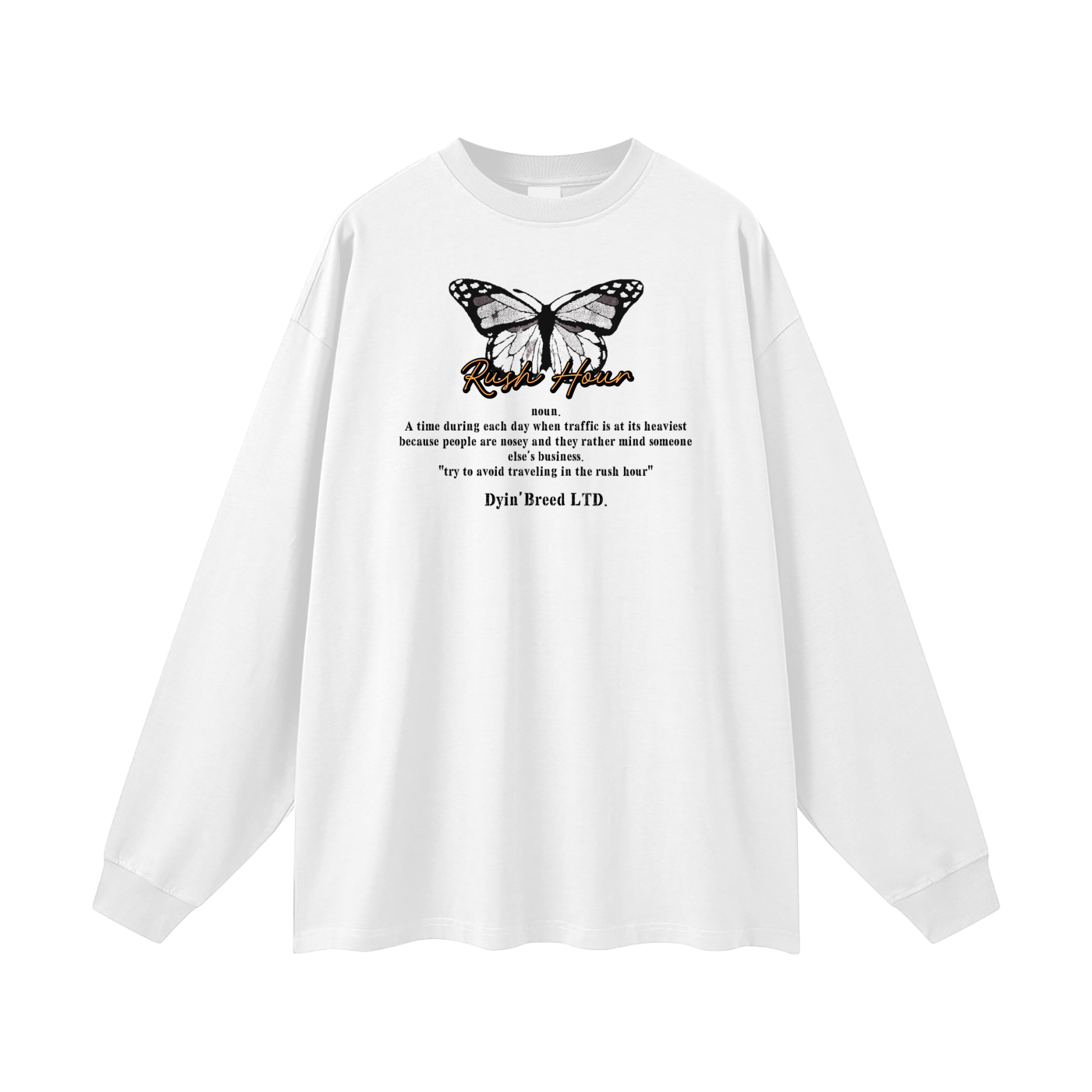 "RUSH HOUR." Long Sleeve Tee