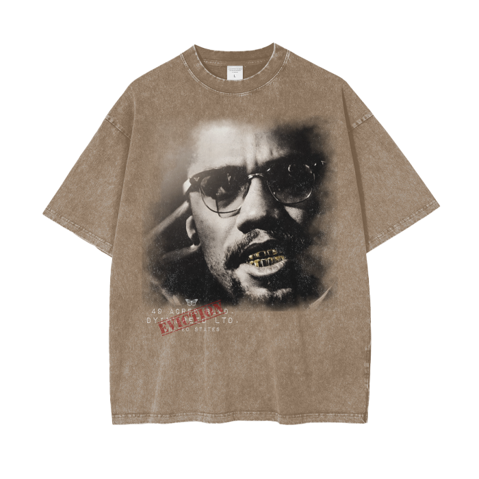 Malcolm X Drop Shoulder T-Shirt