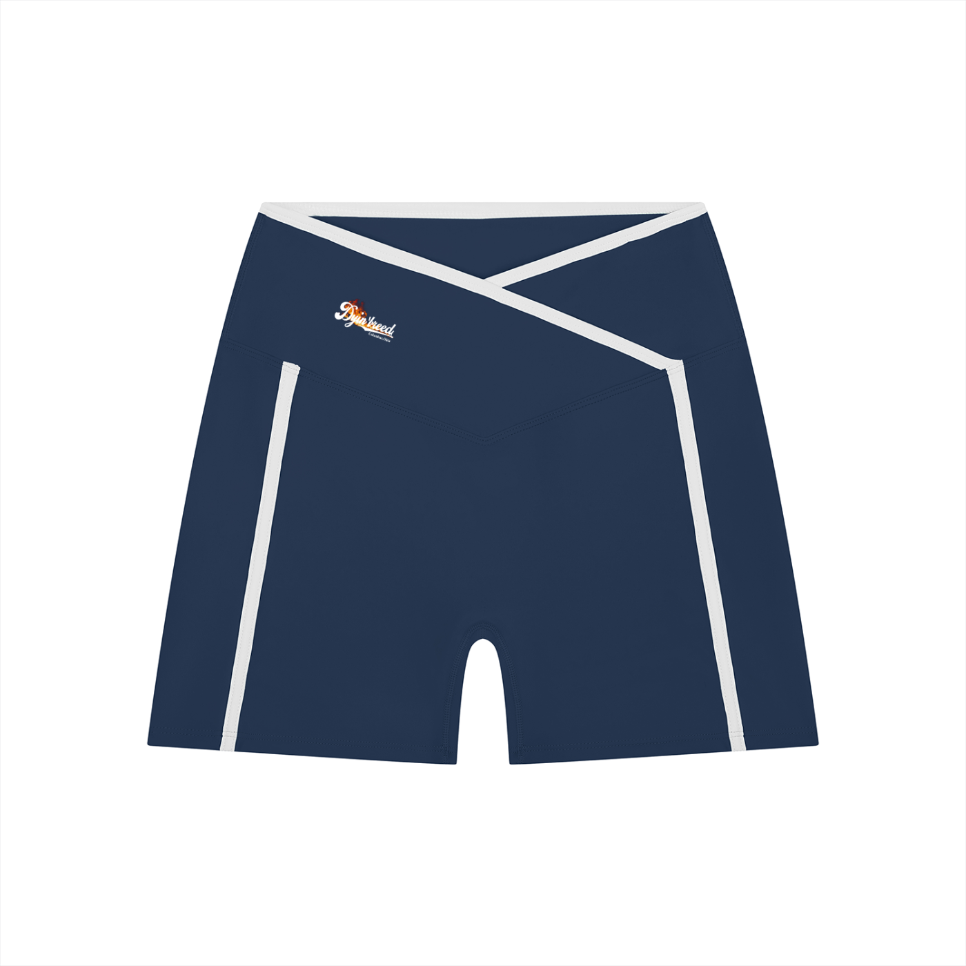 Women’s "BALLPARK." High Rise Color Block Yoga Shorts