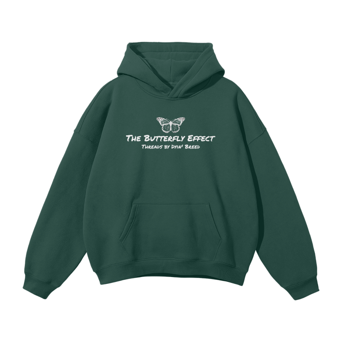 "Butterfly Effect" Oversized Solid Color Hoodie