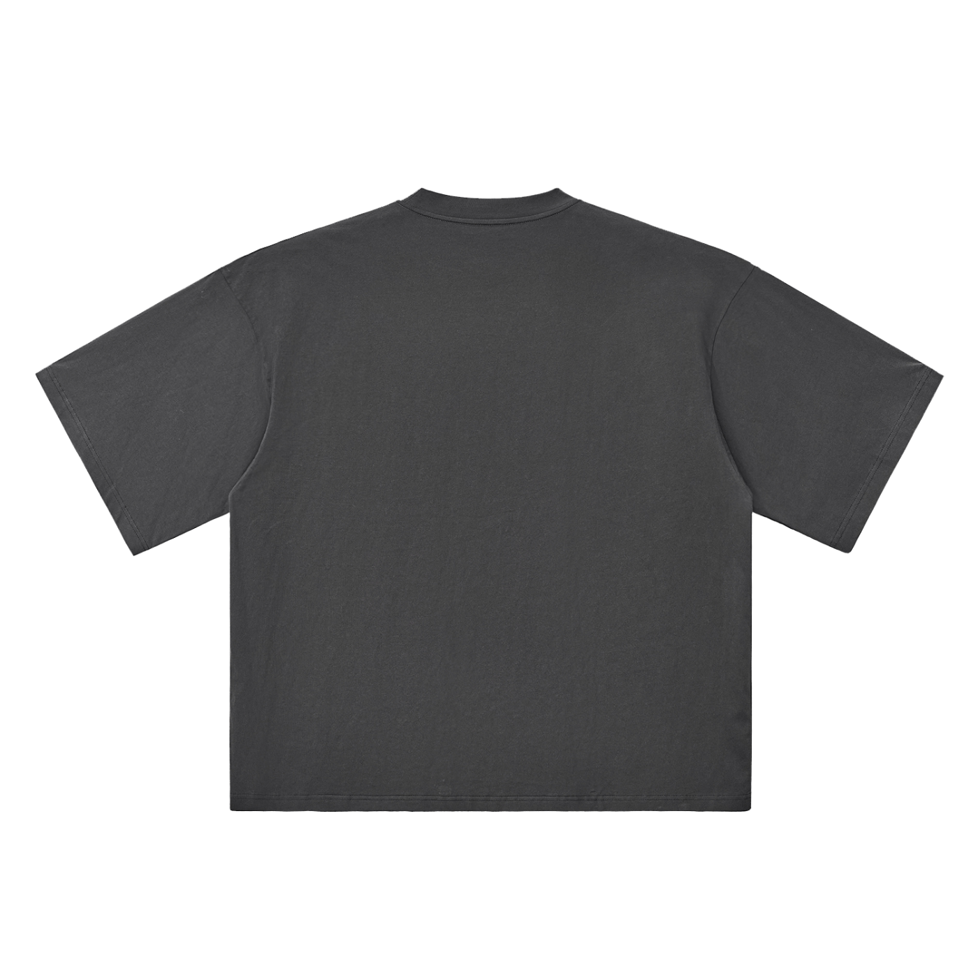Oversized Drop Shoulder "SOCCER CLUB." Tee (BlackOUT)
