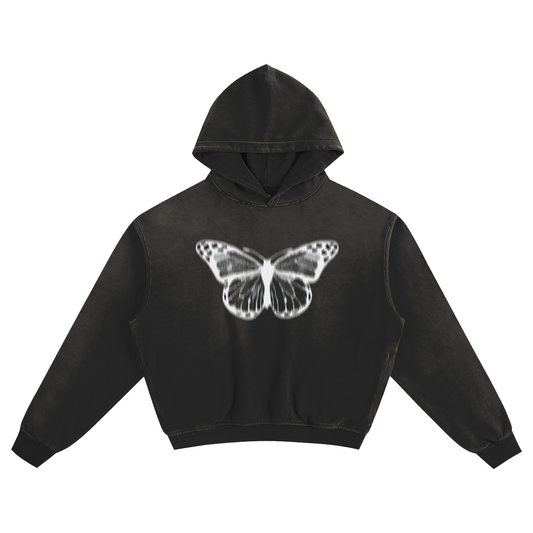"Blurrr" x "All praise" Box Fit Hoodie