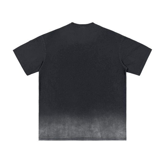 "COOLER HEADS." Washed Gradient  Tee