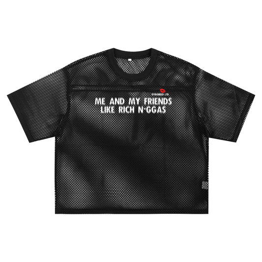 See-through "HERS." Box Fit Jersey