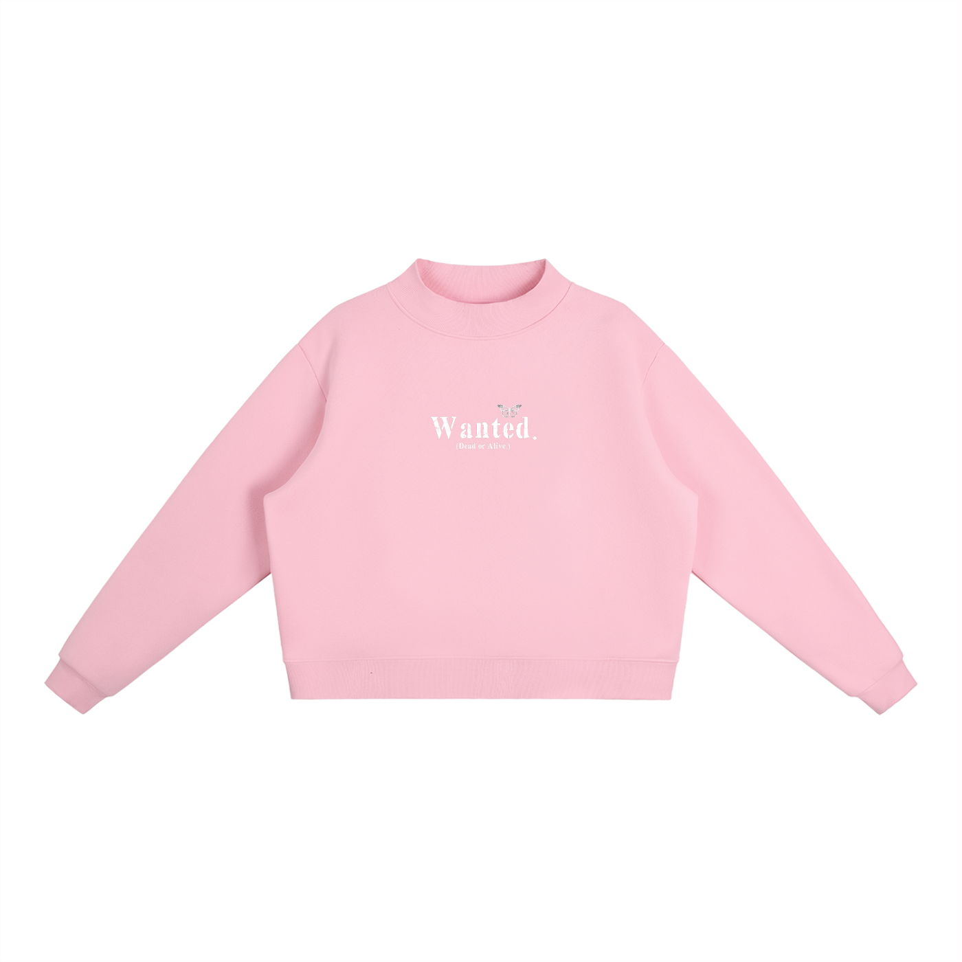 Women's Fleece "WANTED." Sweatshirt