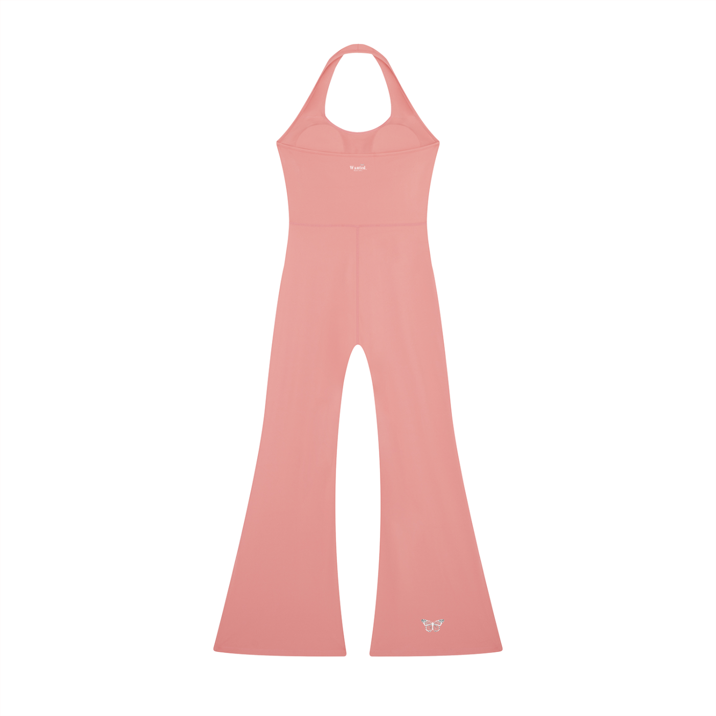 Women’s "WANTED." Halter Flared Jumpsuit