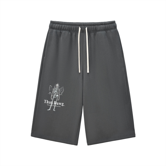 "THAT DAWG." Three-quarter Sweatshorts