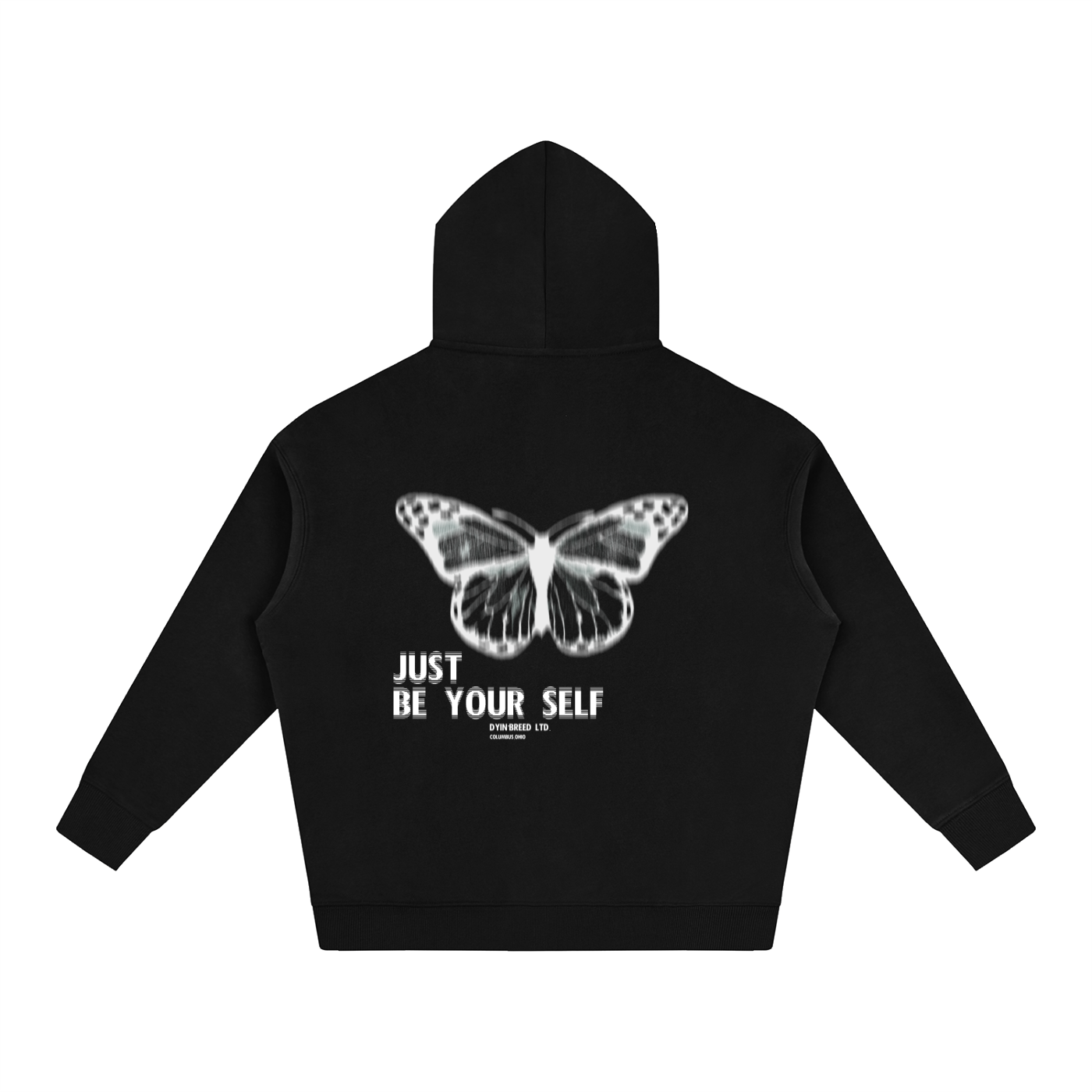"JUST BE YOU." Fleece Hoodie