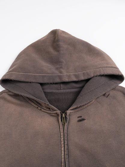 Post-Apocalyptic "270" Zip Hoodie (DARK)