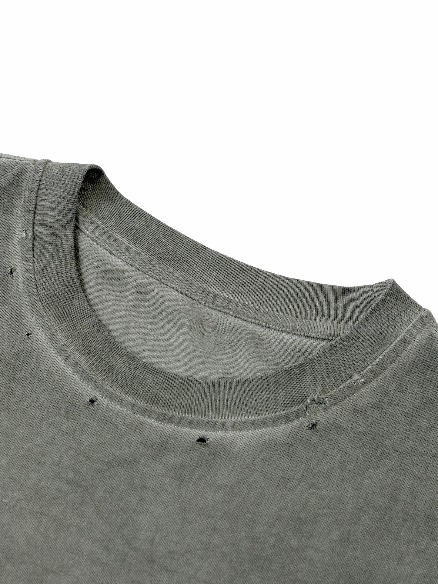Distressed Grommet "RUSH HOUR." Tank Top