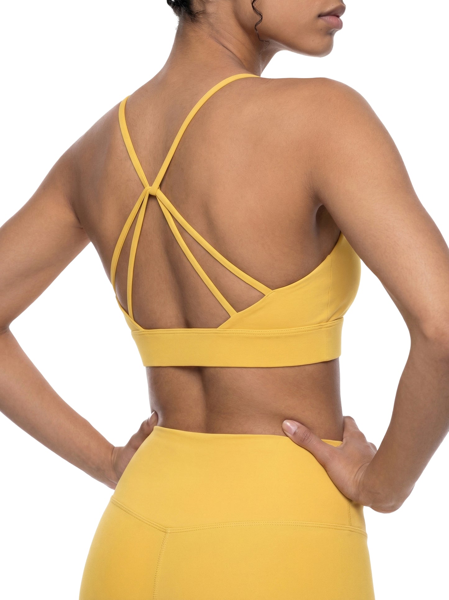 Strappy Criss Cross "WANTED." Sports Bra (+COLORS)