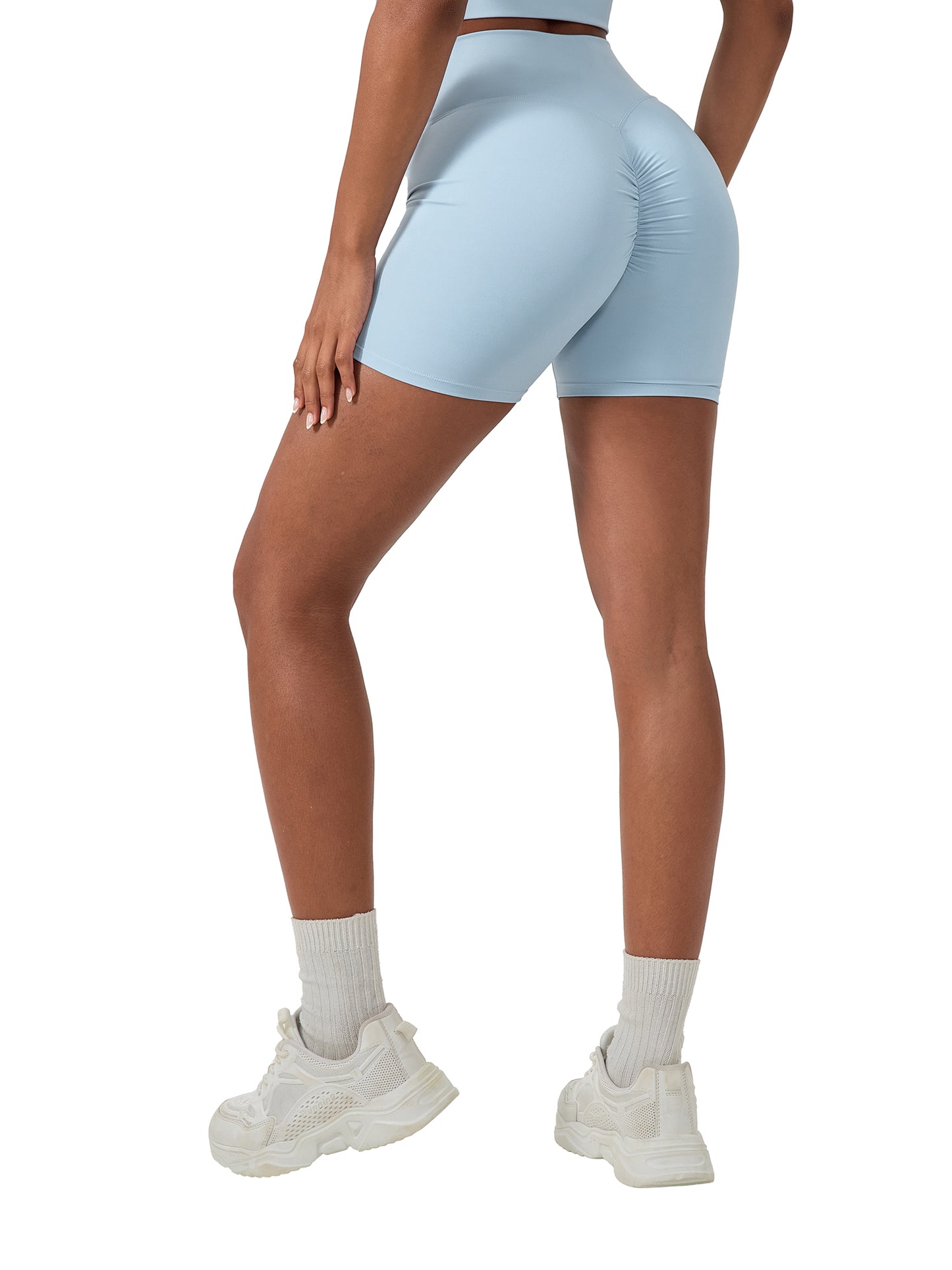 Women's High-Waisted "WANTED." Biker Shorts (+COLORS)