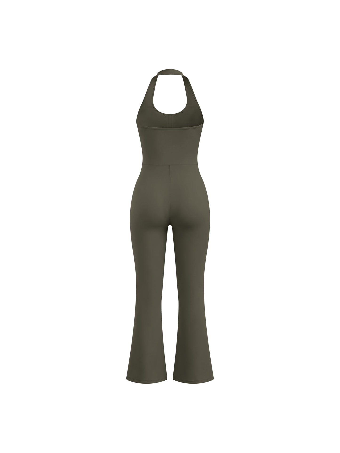 Women’s "WANTED." Halter Flared Jumpsuit